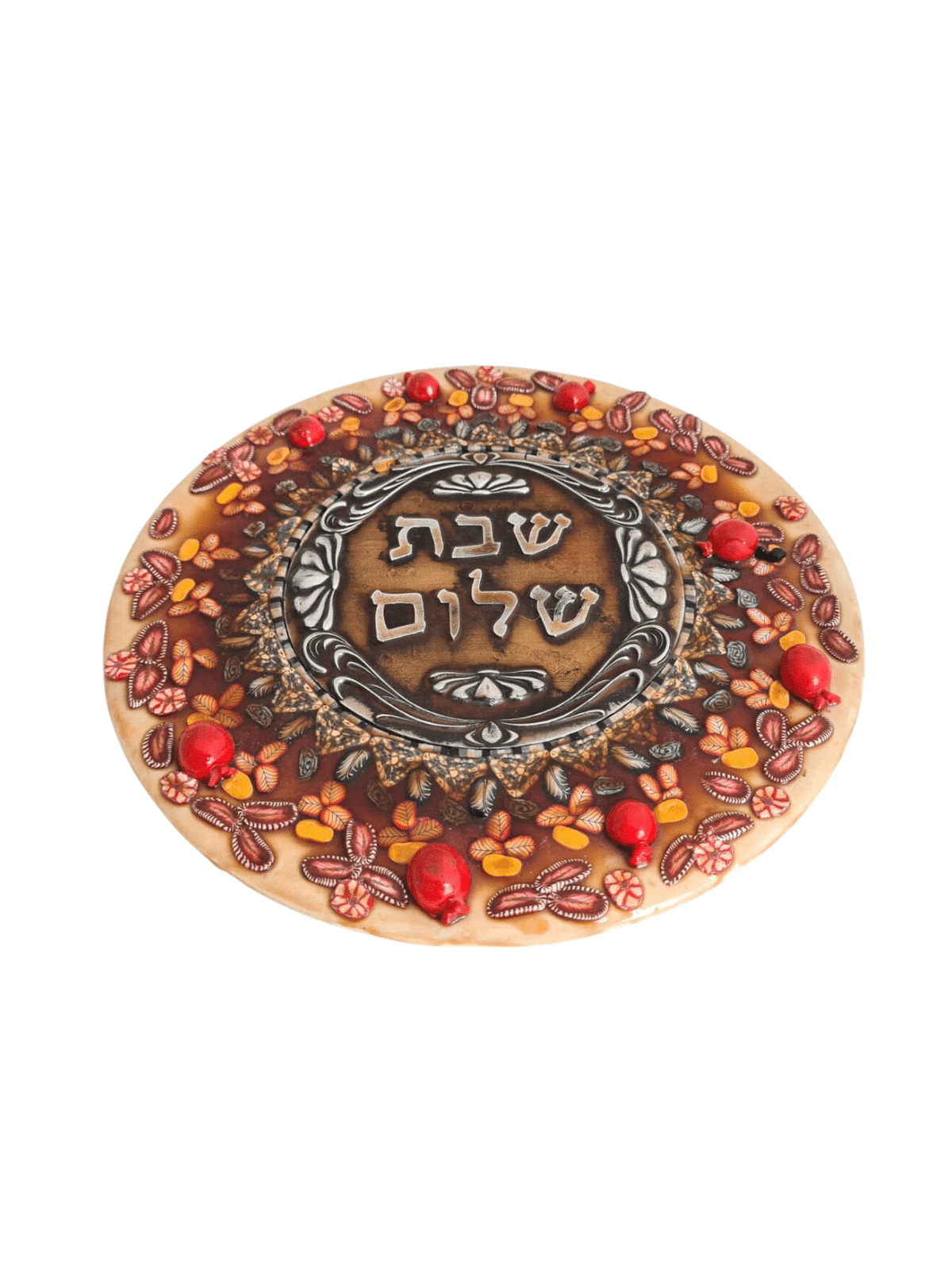 Shabbat Shalom Challah Board , Simchat Torah Gifts , Israeli Judaica