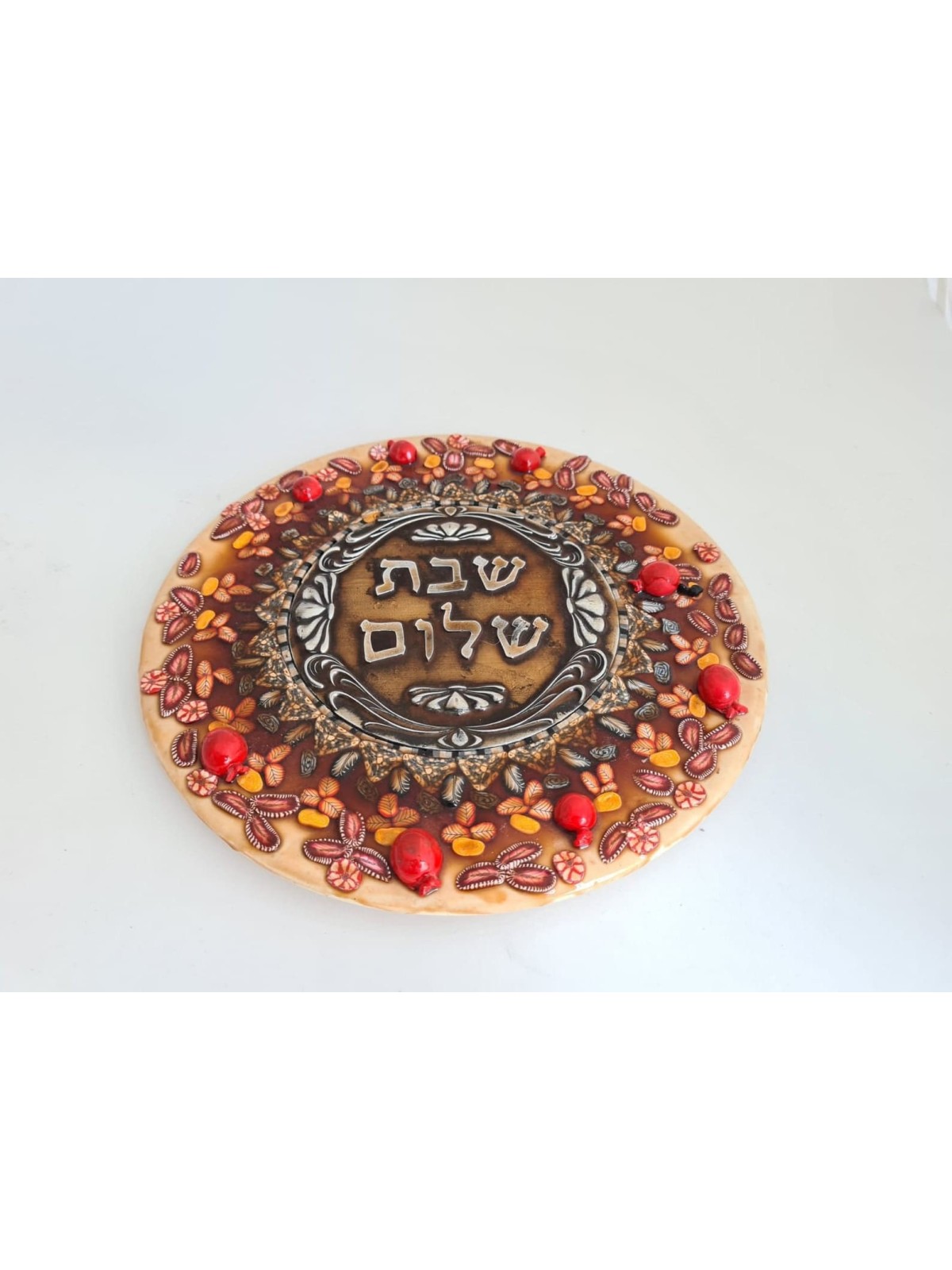 Shabbat Shalom Challah Board , Simchat Torah Gifts , Israeli Judaica