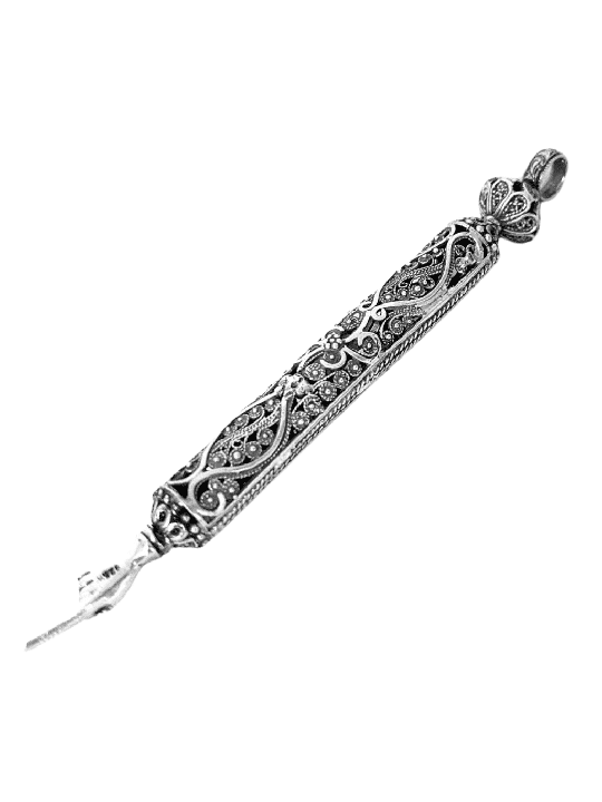 Petit beau yéménite Yad Torah avec filigrane P , cadeaux de Pâque ,