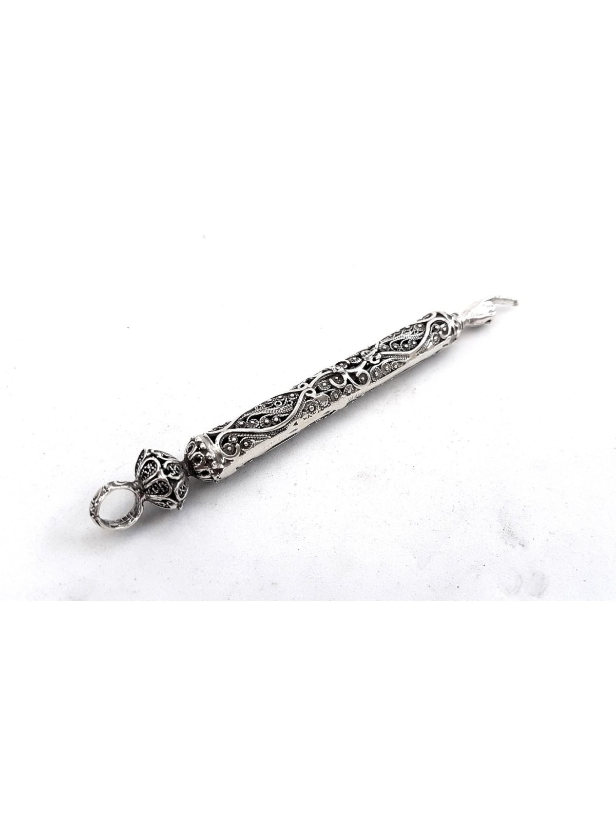 Small Beautiful Yemenite Yad Torah With Filigree P , Passover Gifts ,
