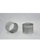 Silver Napkin Rings Holder with Filigree , Passover Gifts , Israeli Ju