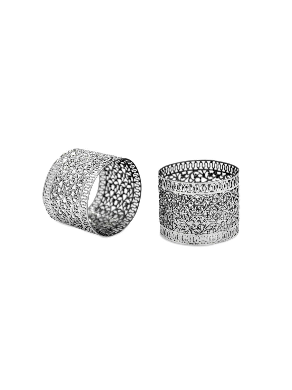 Porte-anneaux de serviette en argent avec filigrane, cadeaux de Pâque, Ju israélien