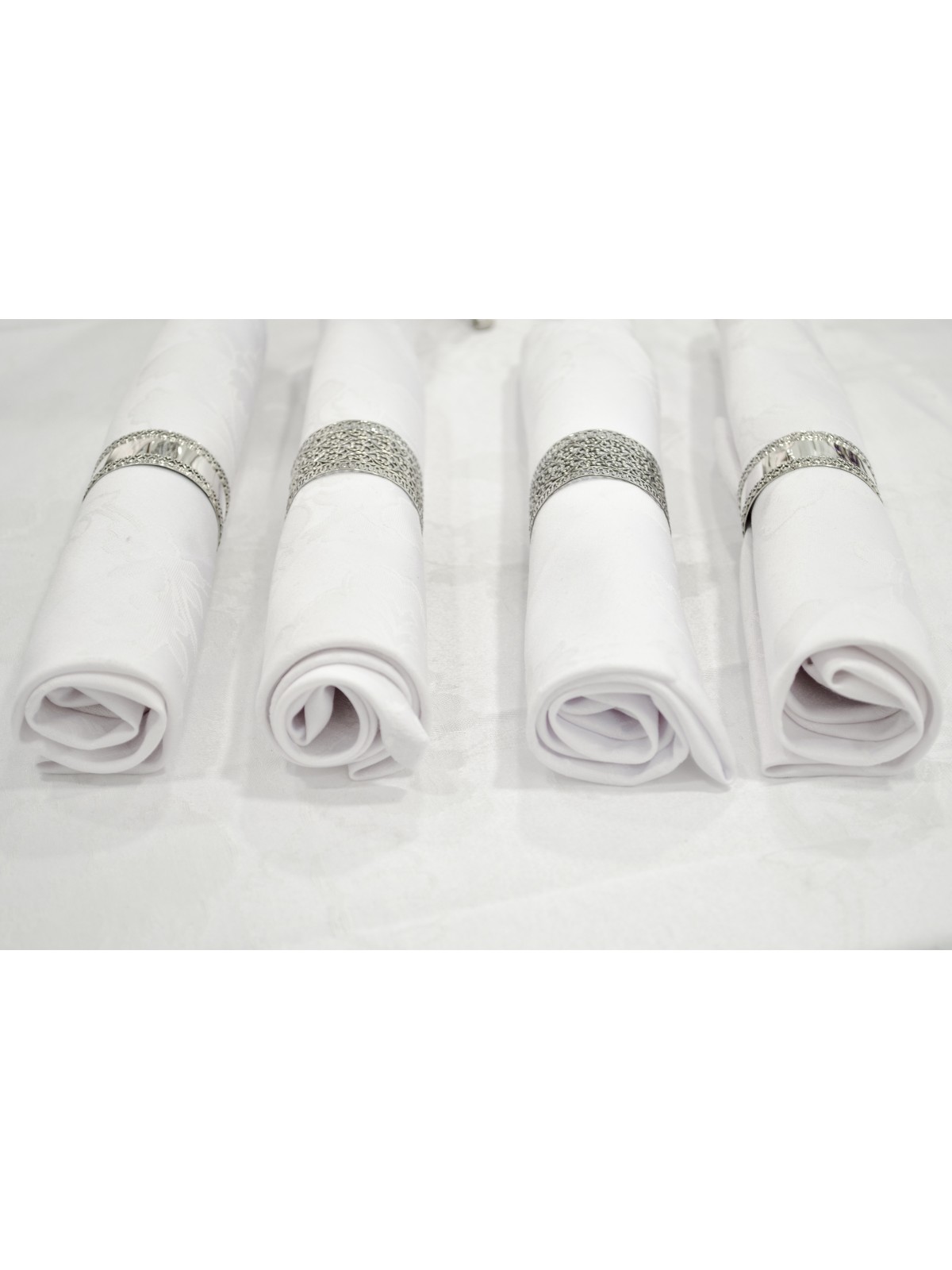 Silver Napkin Rings Holder with Filigree , Passover Gifts , Israeli Ju