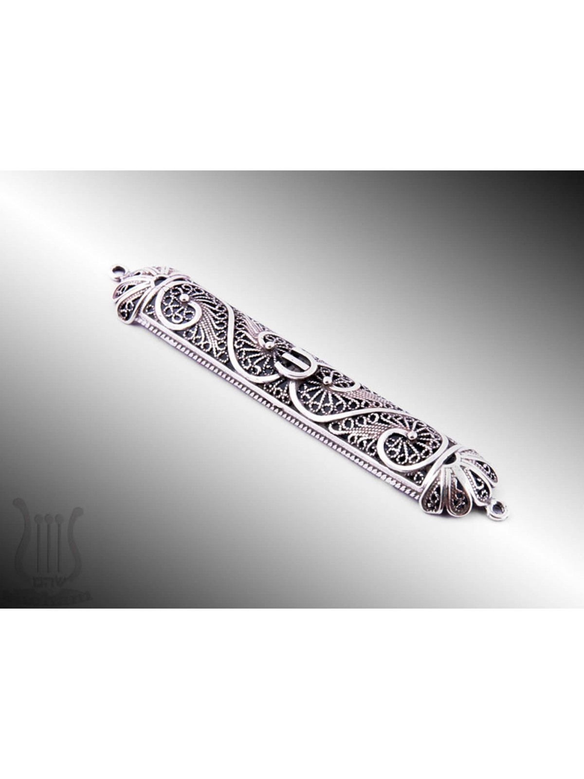 Étui décoratif Mezuzah avec ornements complexes, cadeaux Tu B'Av, israélien