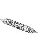 Couverture de Mezuzah en argent filigrane décorée, cadeaux Tu B'Av, Juda israélien