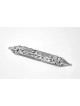 Couverture de Mezuzah en argent filigrane décorée, cadeaux Tu B'Av, Juda israélien