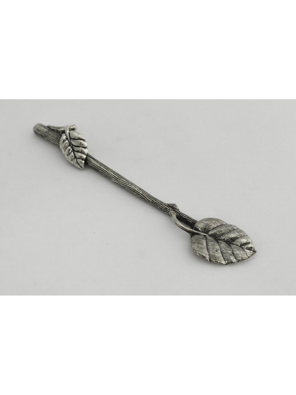 Cuillère feuille d'argent sterling personnalisée, naissance et Brit Mila, Isra