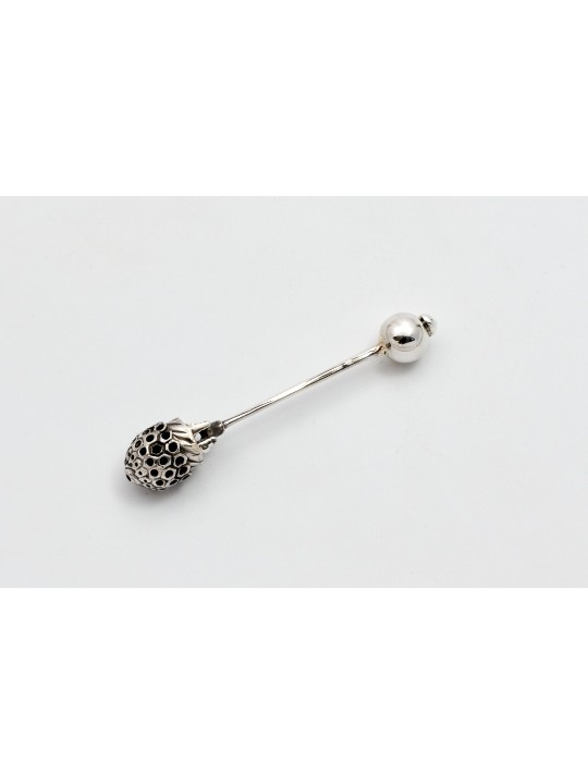 Cuillère à miel arrondie en argent sterling personnalisée, naissance et Brit Mila, I