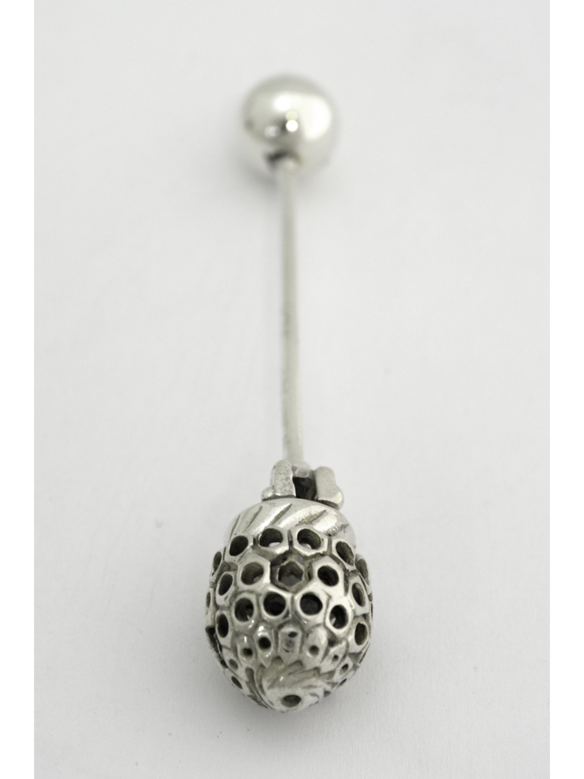 Cuillère à miel arrondie en argent sterling personnalisée, naissance et Brit Mila, I