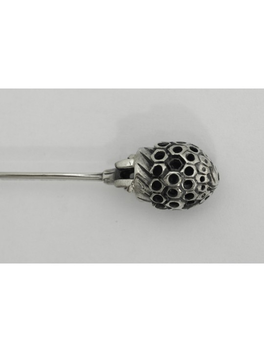 Cuillère à miel arrondie en argent sterling personnalisée, naissance et Brit Mila, I