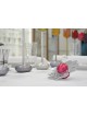 Breathtaking Hammered Floral Salt Shaker , Jewish Housewarming , Israe