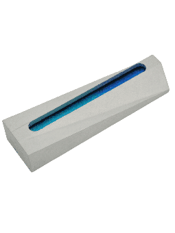 Étui Mezuzah moderne avec émail coloré, étuis Avi Nadav Mezuzah, I
