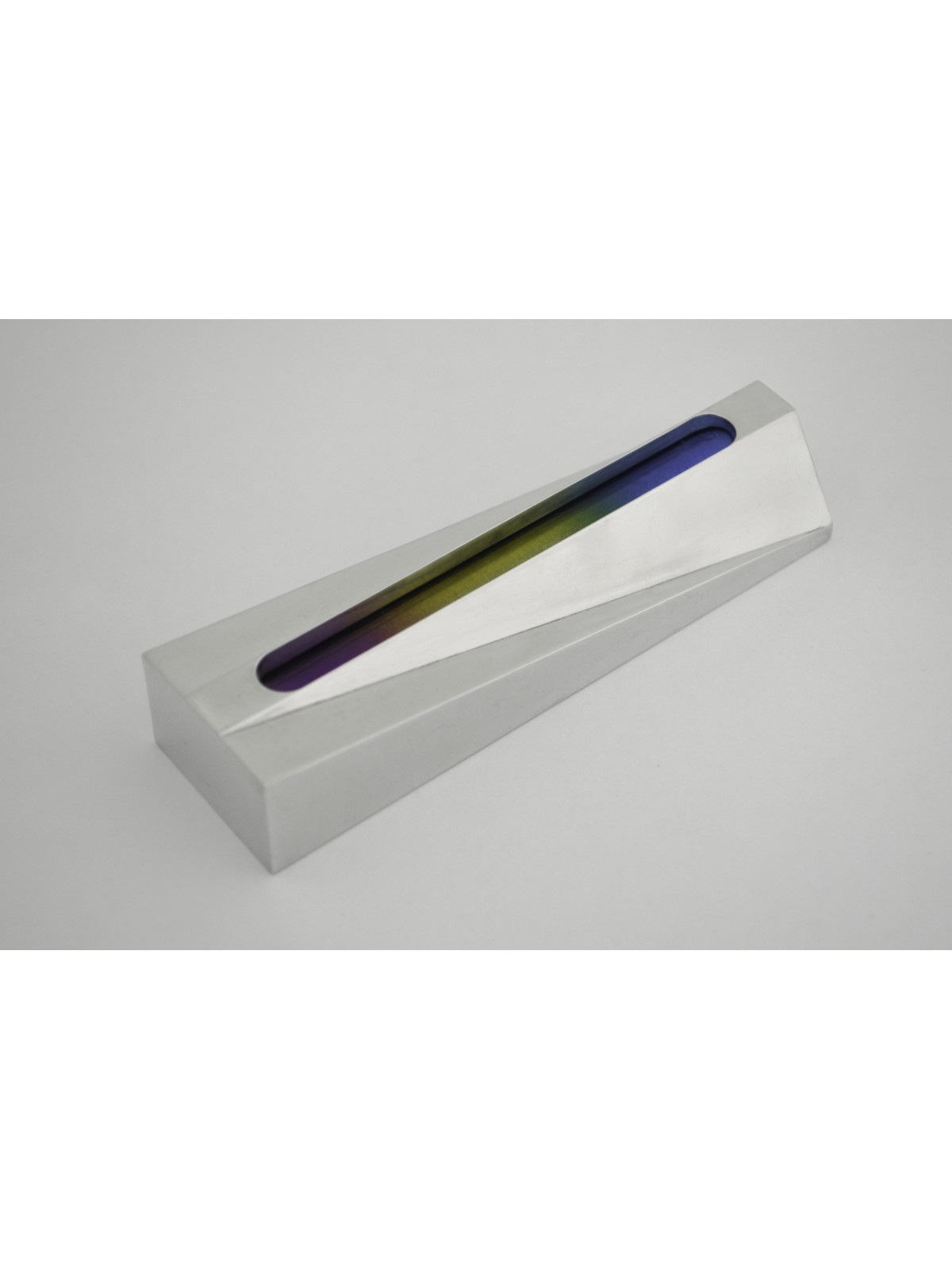Étui Mezuzah moderne avec émail coloré, étuis Avi Nadav Mezuzah, I