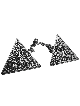Triangle en filigrane yéménite Menorah Argent Tallit C , Cadeaux de Pâque ,