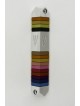 Étui à mezouza triangulaire coloré et élégant en aluminium, grandes mezouzas, I