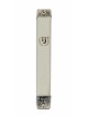 Classic Silver Rectangular Shaped Mezuzah Case , For 7cm Scrolls , Isr