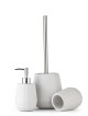 Modern White Concrete Bathroom Set , Tu B'Av Gifts , Israeli Judaica