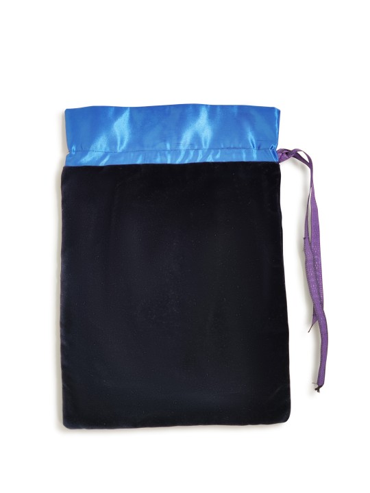 Afikom prestigieux brodé à la main noir et bleu, cadeaux de Pâque,