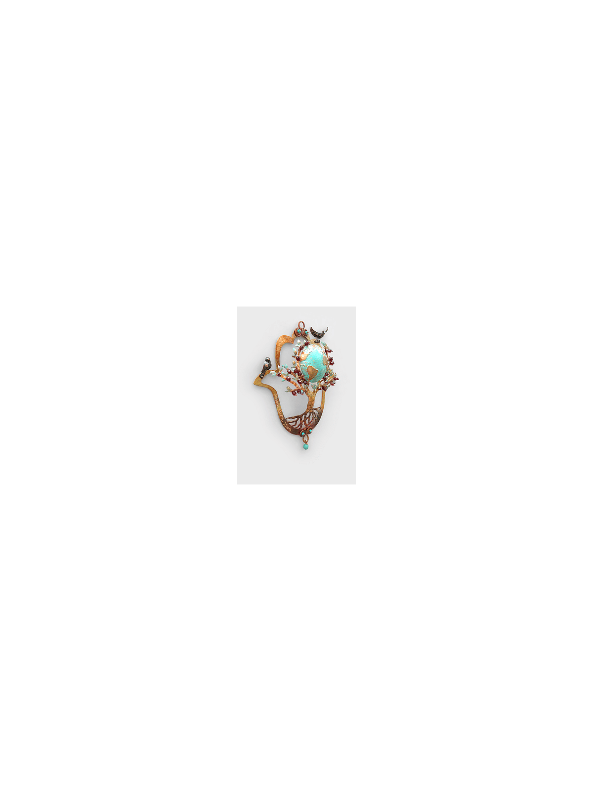Incroyable Hamsa creuse 3D avec l'arbre de vie, cadeaux de mariage juif,