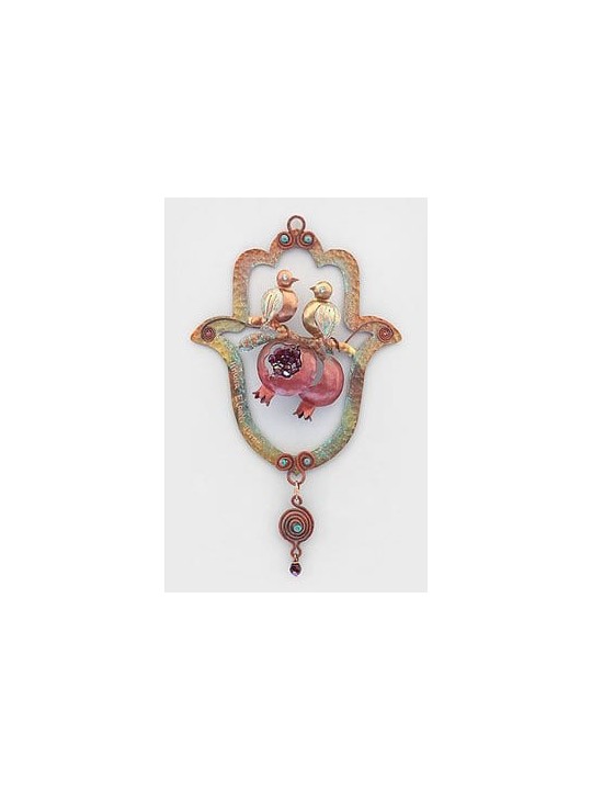 Delicate Romantic Hamsa With a Sweet Tiny Birds &  , Jewish Wedding Gi