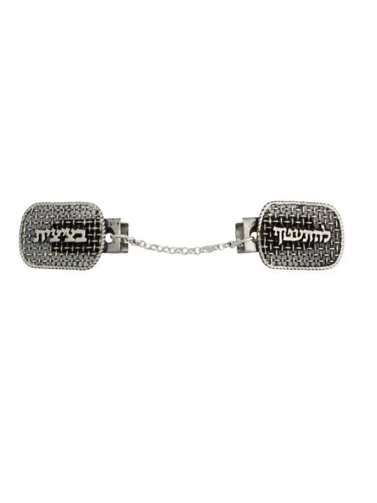 קליפס טלית שקוף עשוי כסף סטרלינג 925, קליפס טלית, ישראל