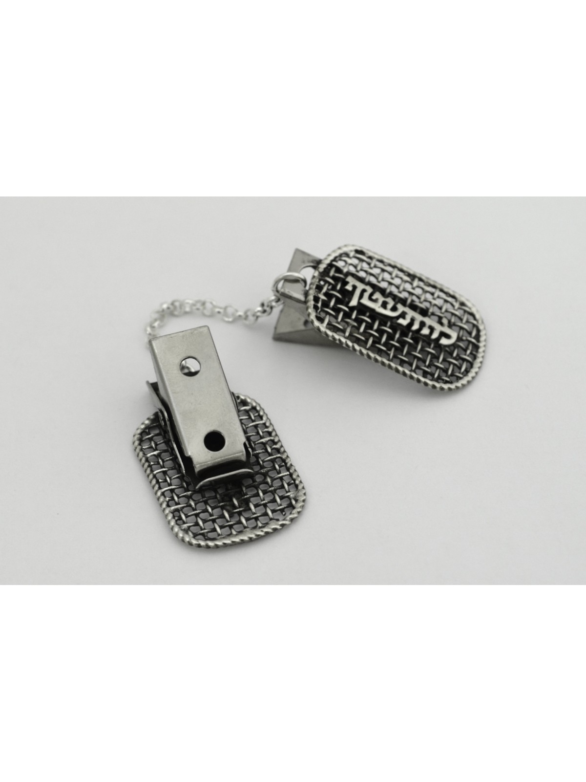 Clips Talit clairs en argent sterling 925, clips Talit, Israël