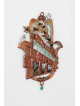 Western Wall with Am Yisrael Chai Hamsa Wall Hangi , Hamsa Wall Art ,