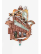 Western Wall with Am Yisrael Chai Hamsa Wall Hangi , Hamsa Wall Art ,