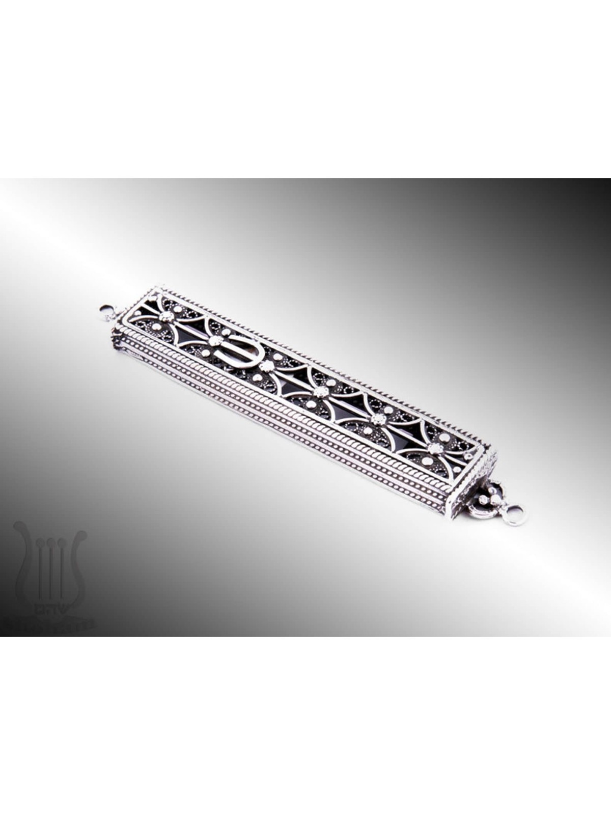 Couverture Mezuzah en filigrane yéménite unique et carrée, cadeaux Tu B'Av, est