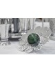 Hammered Floral Salt Shaker with Hebrew Blessing , Jewish Housewarming