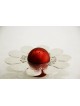 Hammered Floral Salt Shaker with Hebrew Blessing , Jewish Housewarming