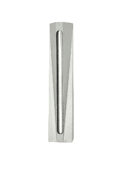 Boîtier moderne unique en aluminium Mezuzah, grandes Mezuzahs, Judaica israélien