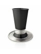 Ensemble de tasses de Kiddush modernes personnalisées en aluminium, tasses de Kiddush modernes, israéliennes