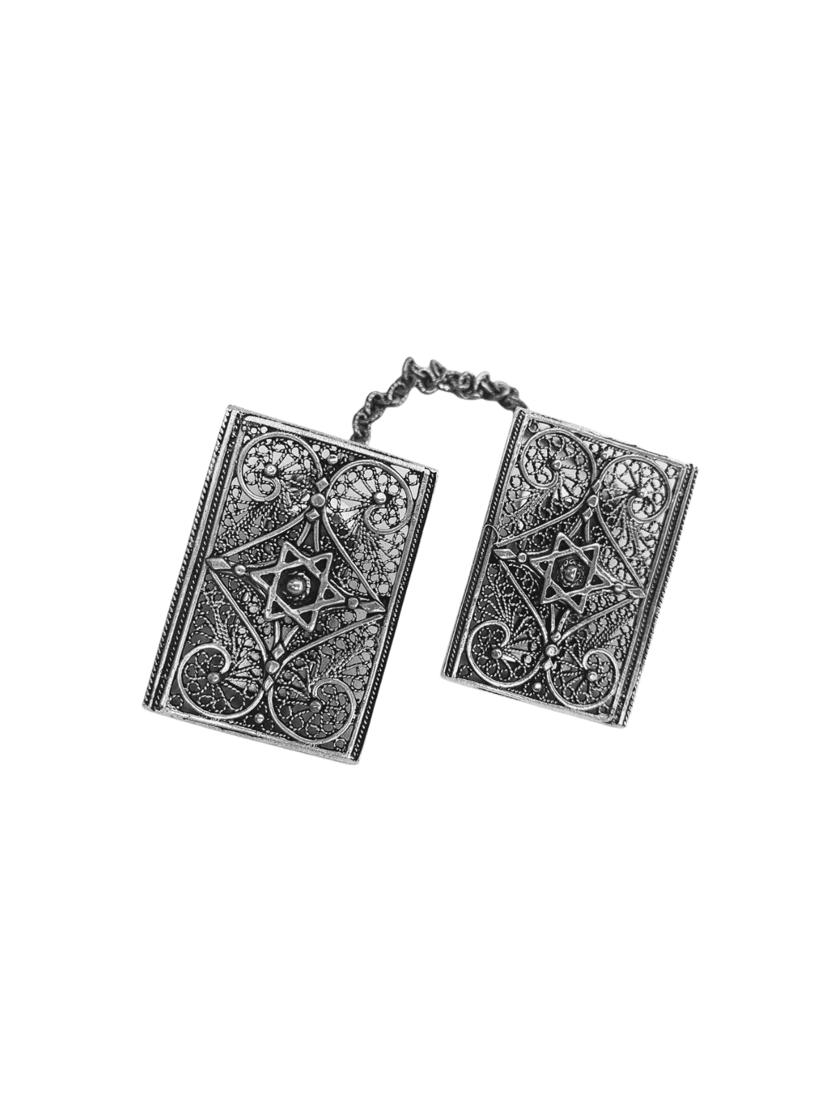 Sterling Silver Star of David Filigree Design Tall , Passover Gifts ,