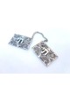 Traditional Filigree Silver Chai Tallit Holders , Passover Gifts , Isr