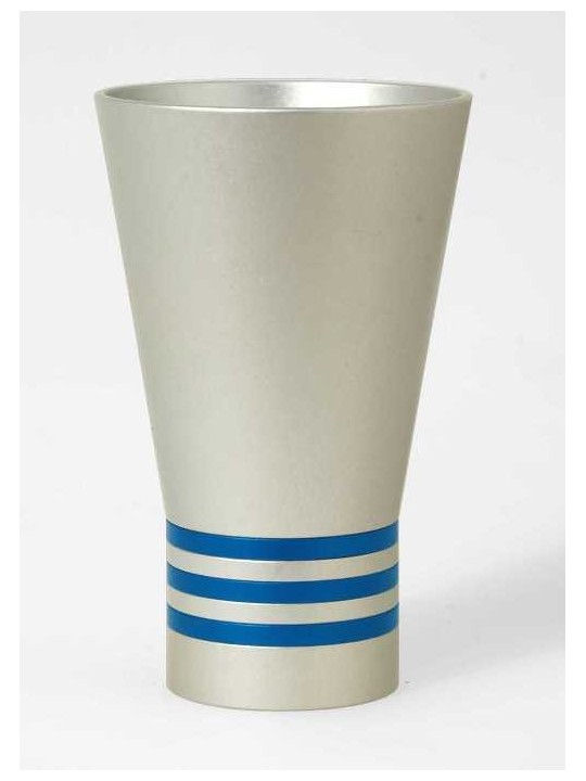 Coupe de Kiddush en aluminium unique avec anneaux, tasses de Kiddush modernes, israéliennes