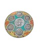 Assiette moderne de Seder de Pâque , Cadeaux de Pâque , Judaica israélien