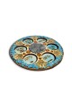Assiette de Seder de Pâque d’arbre bleu et turquoise, cadeaux de Pâque, Israël