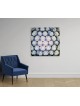 Étoile bleue de David Wall Art sur White Almond Blosso, peintures juives