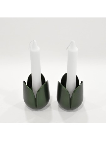 Superbes bougeoirs en fleurs de tulipes, cadeaux de Pâque, judaïque israélien