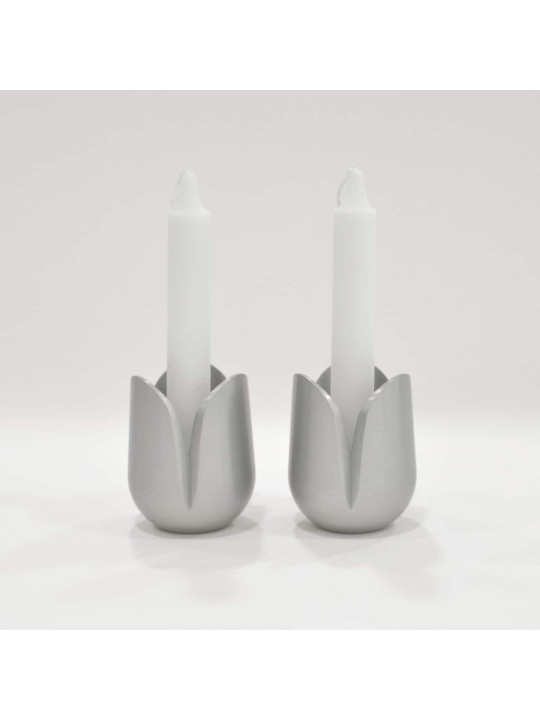 Superbes bougeoirs en fleurs de tulipes, cadeaux de Pâque, judaïque israélien