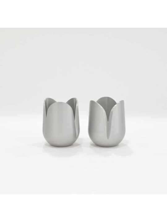 Stunning Tulip Flower Candle Holders , Passover Gifts , Israeli Judaic