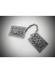 Étoile carrée traditionnelle en argent sterling de David T, cadeaux de Pâque,