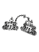 Flower Shape Chai Tallit Clips From Sterling Silve , Passover Gifts ,