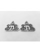 Flower Shape Chai Tallit Clips From Sterling Silve , Passover Gifts ,