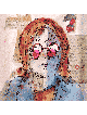 John Lennon Portrait - Modern 3D Painting , Tu B'Av Gifts , Israeli Ju