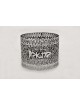 Napkin Ring with Filigree & Hebrew Lettering , Passover Gifts , Israel