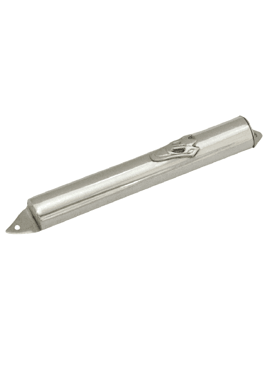 Étui Mezouza classique arrondi en argent sterling, pour rouleaux de 7 cm, Israël
