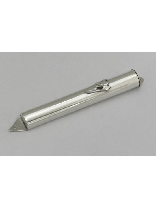 Étui Mezouza classique arrondi en argent sterling, pour rouleaux de 7 cm, Israël