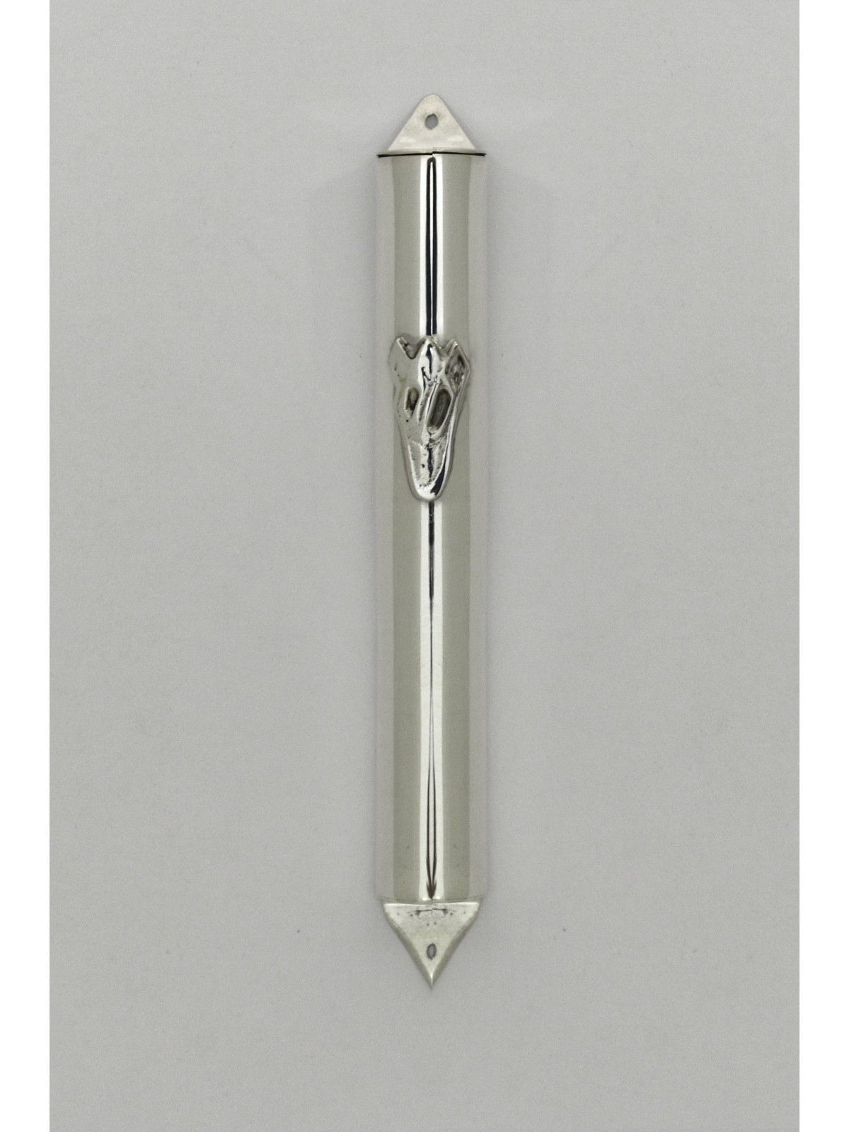 Étui Mezouza classique arrondi en argent sterling, pour rouleaux de 7 cm, Israël